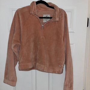 Hollister Light Pink Half Zip
